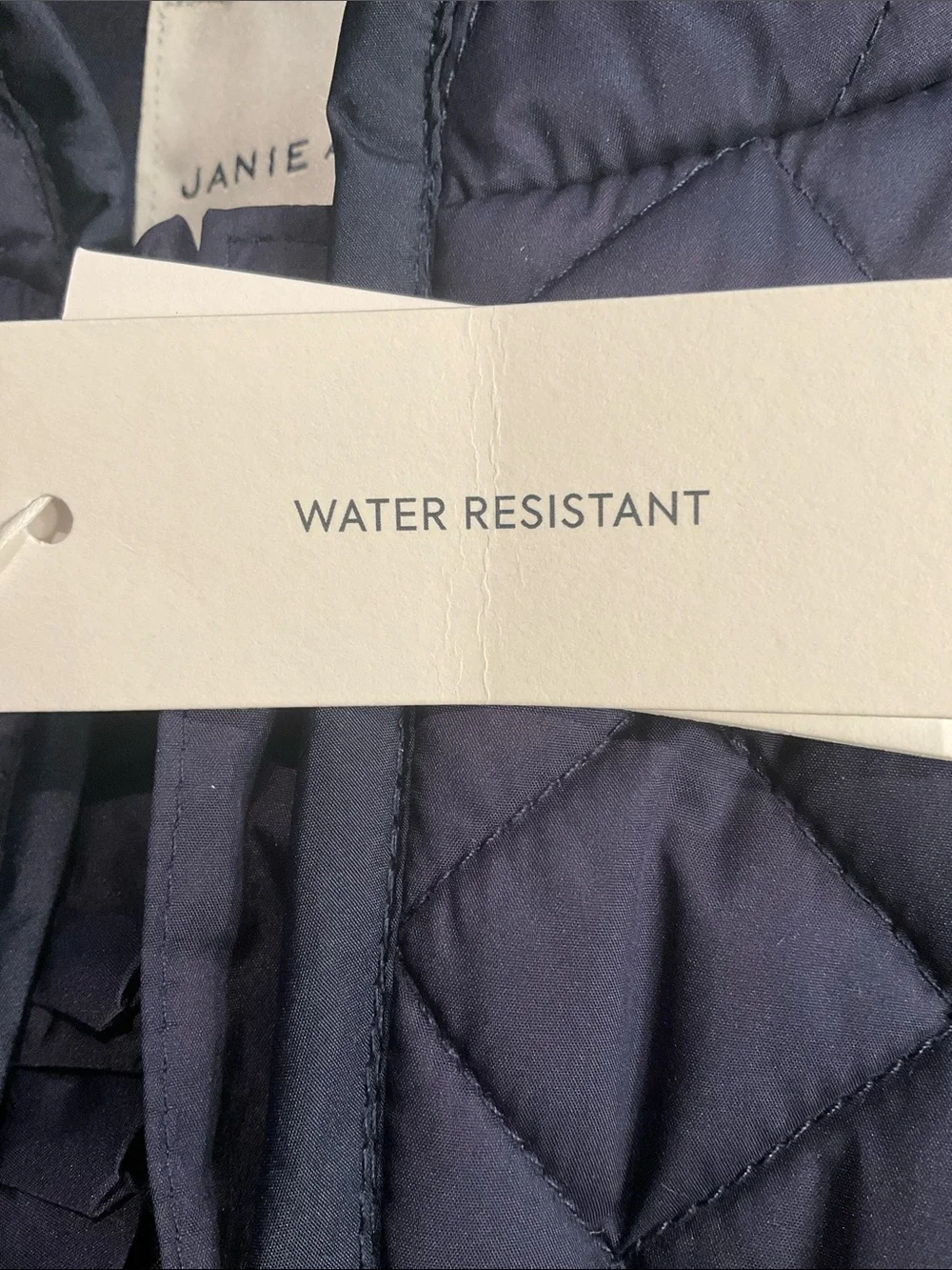 Janie and Jack The Quilted Peplum Vest Merchant Marine 5/6 NWT
